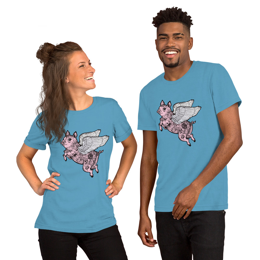 Fluffy Nuts - Short-Sleeve Unisex T-Shirt - Saloon Door Brewing